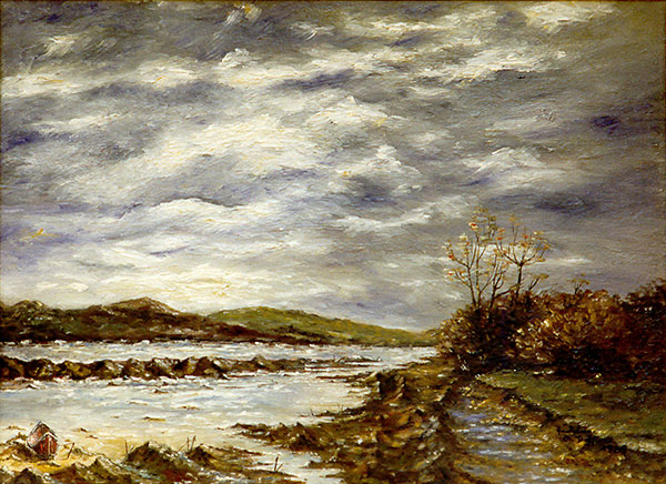 Orage au crépuscule