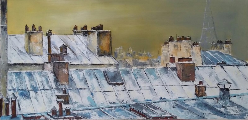 acrylique au couteau 80x40