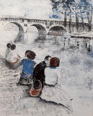Quai de Seine à Paris