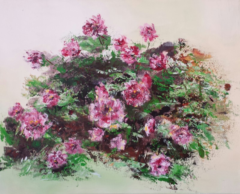 acrylique au couteau
