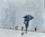 La Rochelle sous la neige en 2018